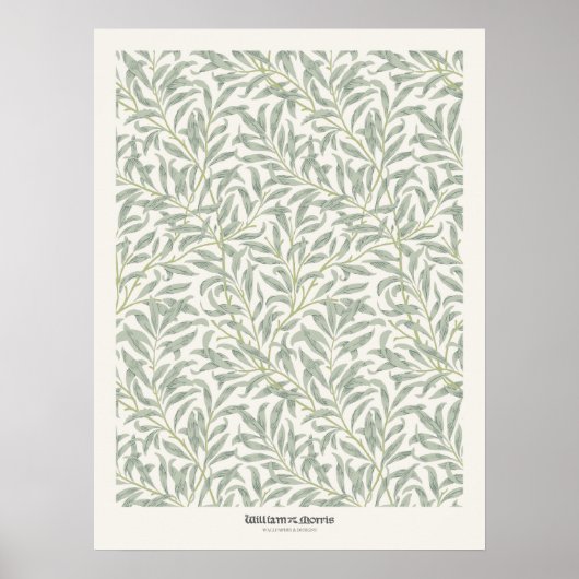 William Morris Willow Bough Kunstmuseum Poster (Vorne)