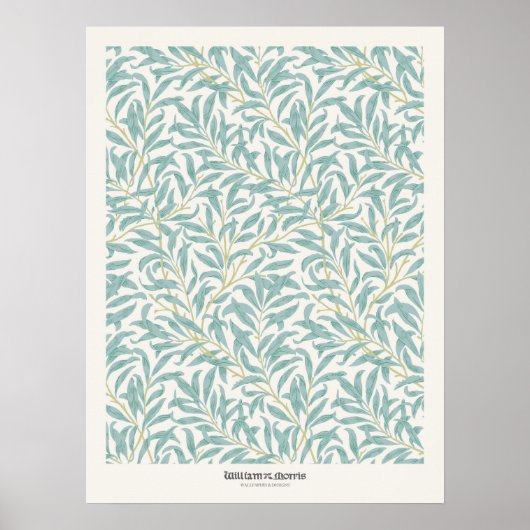 William Morris Willow Bough Kunstmuseum Poster (Vorne)
