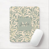 William Morris Willow Bough mit Namen Mousepad (Mit Mouse)