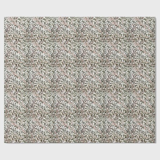 William Morris - Willow Bough-Muster Geschenkpapier (Flach)