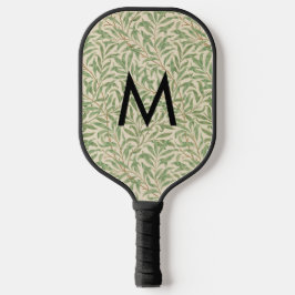 William Morris Willow Bough Pattern Mit Monogramm Pickleball Schläger