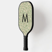 William Morris Willow Bough Pattern Mit Monogramm Pickleball Schläger (Links)
