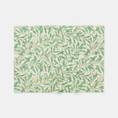 William Morris. Willow Bough. Vintage Vegetation Fleecedecke (Vorderseite (Horizontal))