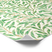 William Morris. Willow Bough. Vintage Vegetation Poster (Ecke)