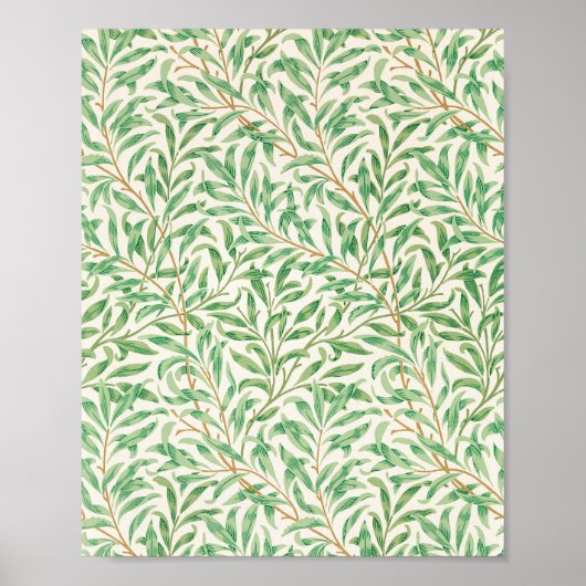 William Morris. Willow Bough. Vintage Vegetation Poster (Vorne)