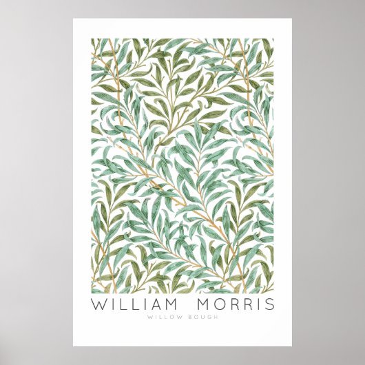 William Morris Willow Bough Wall Art Poster (Vorne)