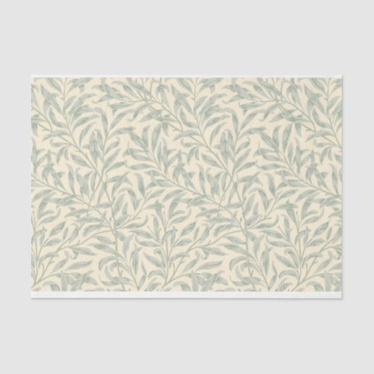 William Morris Willow Branches Design Seidenpapier (Vorderseite)