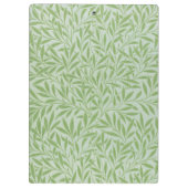 William Morris Willow Flower Classic Green Klemmbrett (Rückseite)