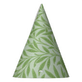 William Morris Willow Flower Classic Green Partyhütchen (Links)