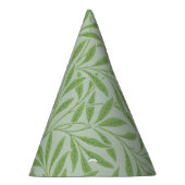 William Morris Willow Flower Classic Green Partyhütchen (Rechts)