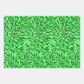 William Morris Willow, Light Blue, Green & Beige Geschenkpapier Set (Vorderseite 2)