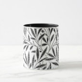 William Morris Willow Muster, grau, schwarz und we Tasse (Zentrum)