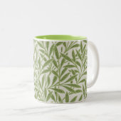 William Morris Willow-Muster Zweifarbige Tasse (VorderseiteRechts)
