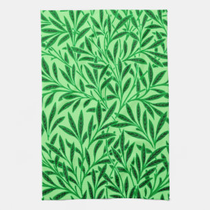 William Morris Willow Pattern, Light Jade Green Küchentuch
