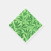 William Morris Willow Pattern, Light Jade Green Serviette (Ecke)