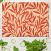 William Morris Willow Pattern, Mandarin Orange Handtuch (Gefaltet)