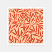 William Morris Willow Pattern, Mandarin Orange Serviette (Vorderseite)