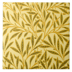 William Morris Willow Pattern, Mustard Yellow Fliese