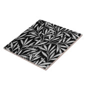 William Morris Willow Pattern, Schwarz und Weiß Fliese (Seite)