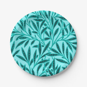 William Morris Willow Pattern, Türkis & Aqua Pappteller