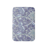 William Morris Windrush Blaues Blumenmuster Badematte (Vorderseite Vertikal)