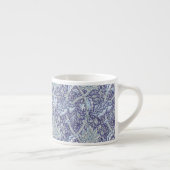 William Morris Windrush Blaues Blumenmuster Espressotasse (Rechts)