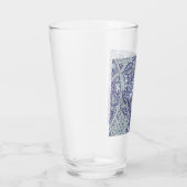 William Morris Windrush Blaues Blumenmuster Glas (Rechts)