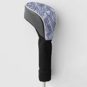 William Morris Windrush Blaues Blumenmuster Golf Headcover (angewinkelt)