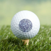 William Morris Windrush Blaues Blumenmuster Golfball (Insitu T-Shirt)