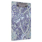 William Morris Windrush Blaues Blumenmuster Klemmbrett (Rechts)