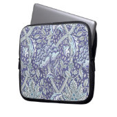 William Morris Windrush Blaues Blumenmuster Laptopschutzhülle (Vorderseite Links)
