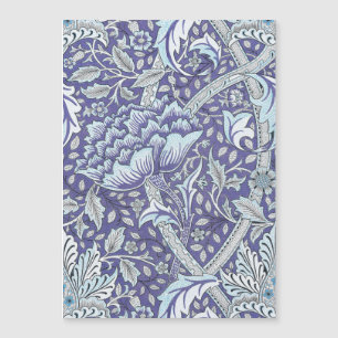 William Morris Windrush Blaues Blumenmuster Magnetkarte