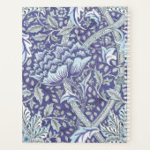 William Morris Windrush Blaues Blumenmuster Planer (Rückseite)