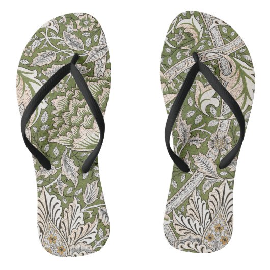 William Morris Windrush Blume Badesandalen (Fußbett)