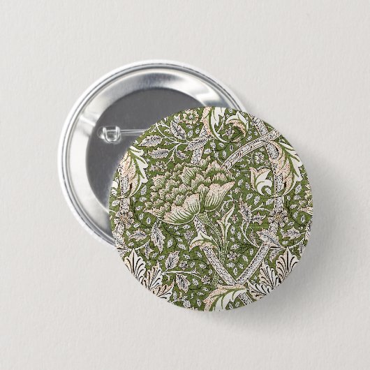 William Morris Windrush Blume Button (Vorne & Hinten)