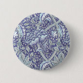 William Morris Windrush Blume Button (Vorderseite)