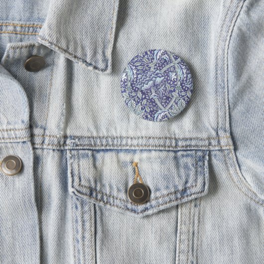 William Morris Windrush Blume Button (Beispiel)