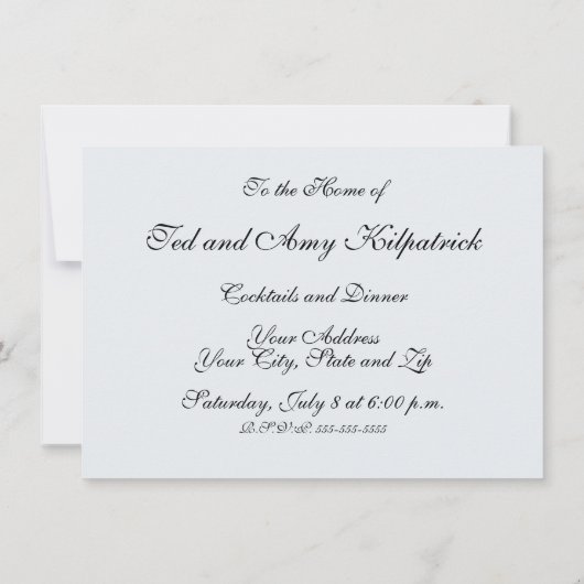 William Morris Windrush Blume Einladung (Rückseite)