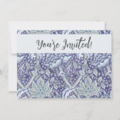 William Morris Windrush Blume Einladung (Vorderseite)