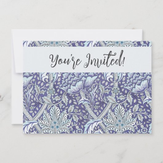 William Morris Windrush Blume Einladung (Vorderseite)