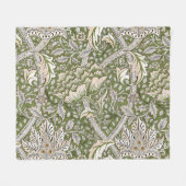 William Morris Windrush Blume Fleecedecke (Vorderseite (Horizontal))