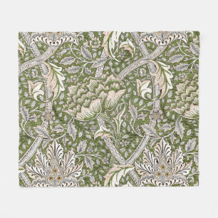 William Morris Windrush Blume Fleecedecke