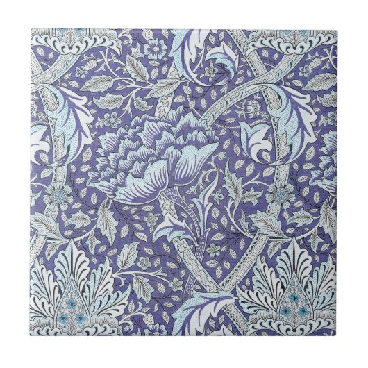 William Morris Windrush Blume Fliese (Vorderseite)