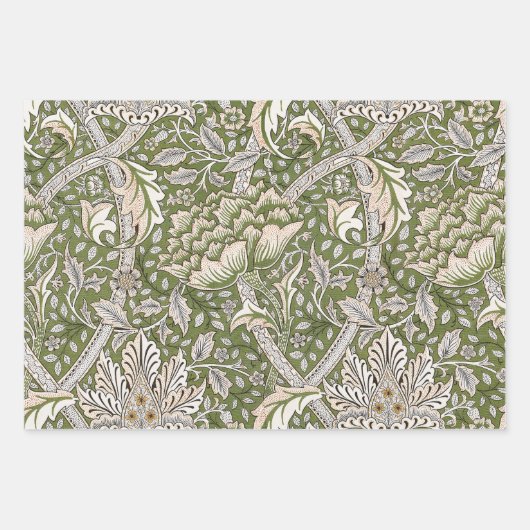 William Morris Windrush Blume Geschenkpapier Set (Vorderseite)