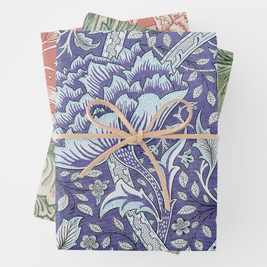William Morris Windrush Blume Geschenkpapier Set (Beispiel)