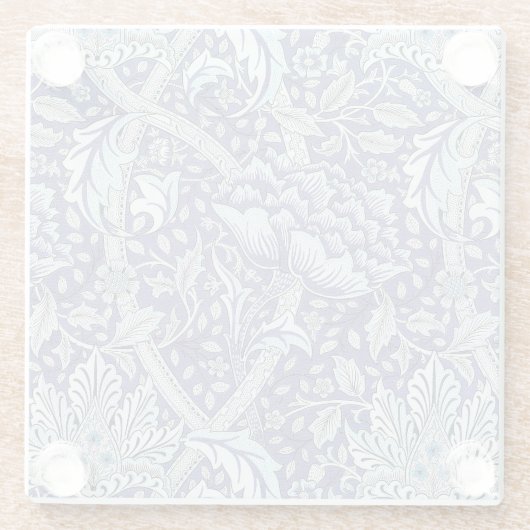 William Morris Windrush Blume Glasuntersetzer (Rückseite)