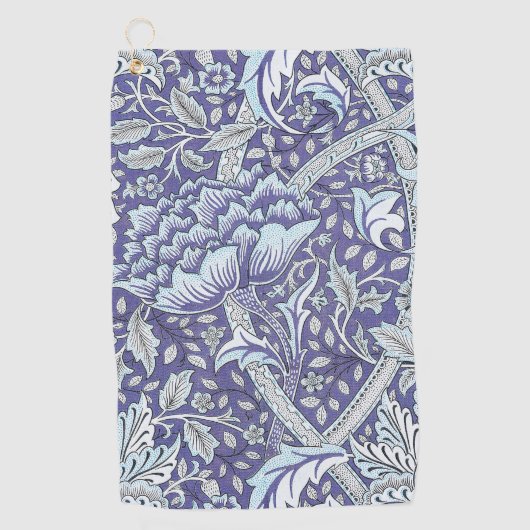William Morris Windrush Blume Golfhandtuch (Vorderseite)