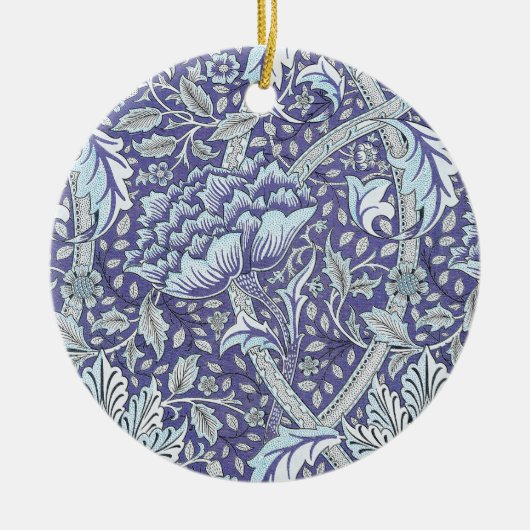 William Morris Windrush Blume Keramik Ornament (Vorne)