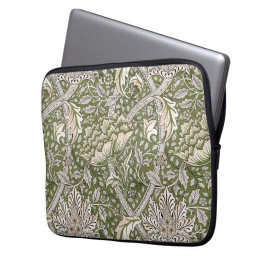 William Morris Windrush Blume Laptopschutzhülle (Vorderseite Links)