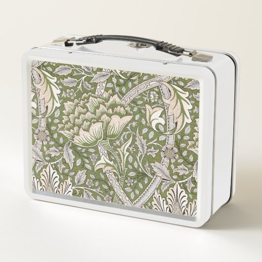 William Morris Windrush Blume Metall Brotdose (Rückseite)